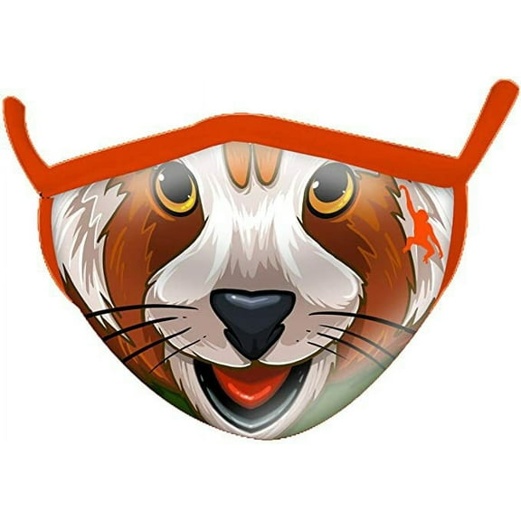 Wild Republic Wild Smiles Face Mask, Great for Over Medical Face Mask, Reusable Face Mask, Washable Face Mask, Half Face Mask, Red Panda Design, Adult Face Mask