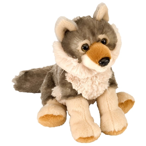 Wild Republic Wolf Plush, Cuddlekins Mini, Stuffed Animal, Plush Toy, Gifts for Kids, 8 Inches