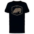 thumbnail image 1 of Wild Rhino Logo T-Shirt Men -Image by Shutterstock, Male Large, 1 of 2