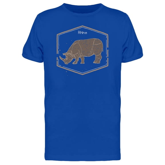 Wild Rhino Logo T-Shirt Men -Image by Shutterstock, Male Medium