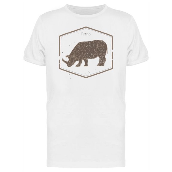Wild Rhino Logo T-Shirt Men -Image by Shutterstock, Male Small