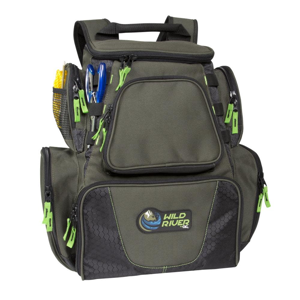 Wild River Fishing Tackle Storage Backpack without Trays, Medium