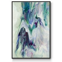 Wild River Framed Premium Gallery Wrapped Canvas - Ready to Hang - 17 x 25 - Black Floating Frame