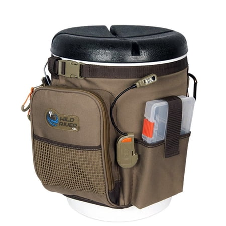 Wild River RIGGER 5 Gallon Bucket Organizer w/Lights, Plier Holder &... [WT3507]