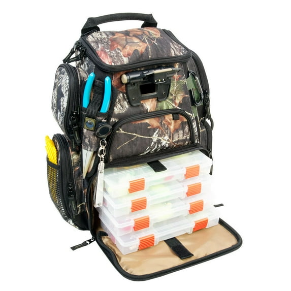 Wild River Tackle Tek Recon Lighted Mossy Oak Compact Backpack