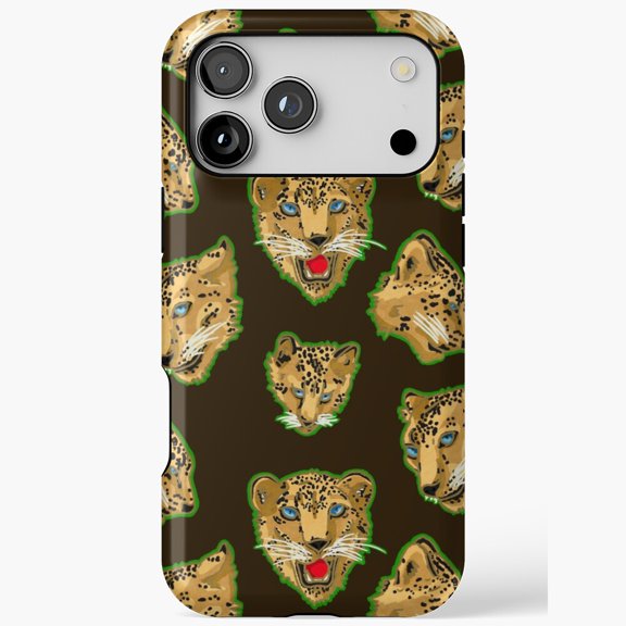 Wild Roar Leopard Head Pattern Predator for iPhone Case 17 11 12 13 14 15 16 Pro Max