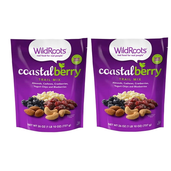 Wild Roots 100% Trail Mix Coastal Berry Blend (2 Pack - 26 Oz Ea)