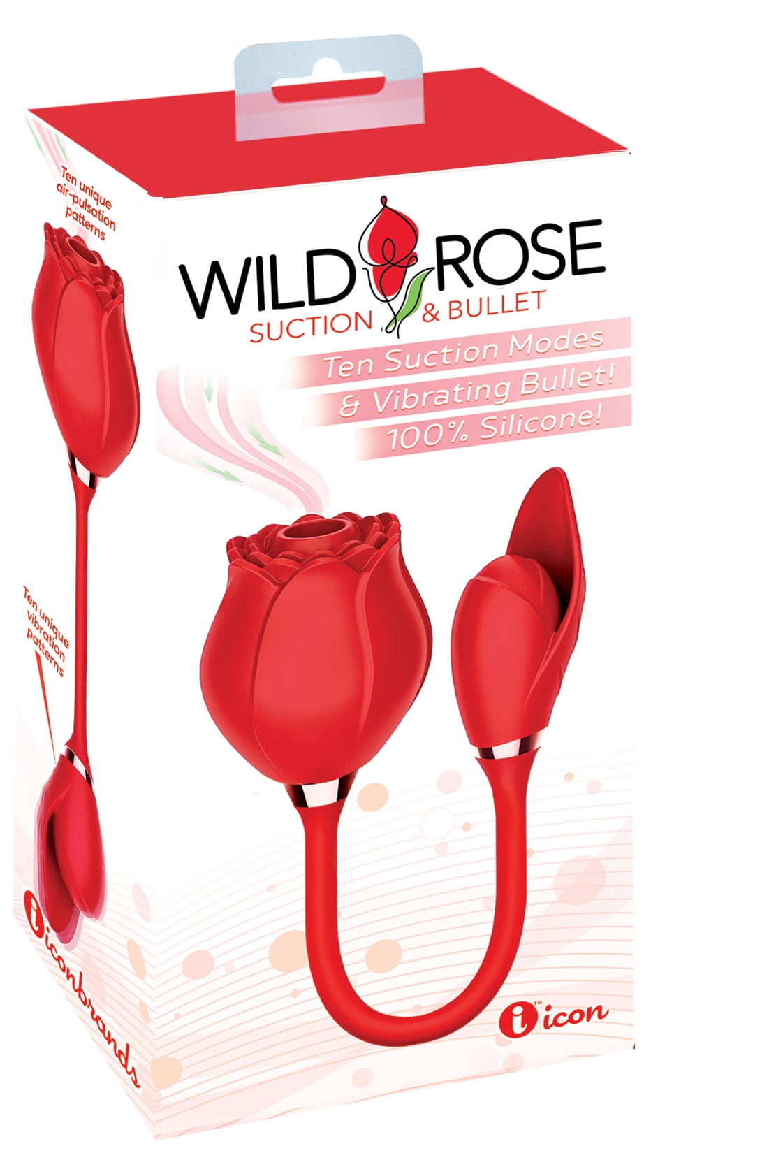 Wild Rose Rechargeable Silicone Clitoral Stimulator main image 1