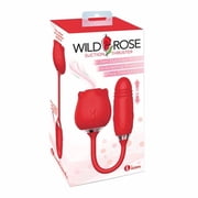 Wild Rose Studio Wild Rose Rechargeable Silicone Suction & Thruster - Red