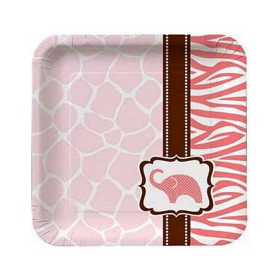 Wild Safari Girl Small Paper Plates (8ct)