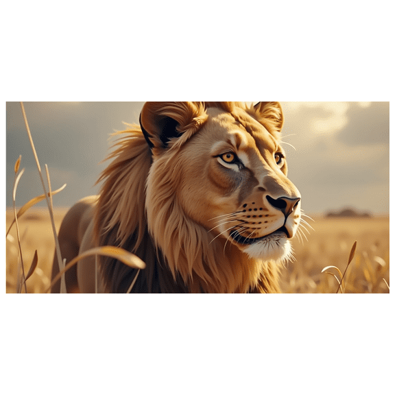 Wild Safari Themed Lion Portrait Background Banner Party Decorations Photography Props Backdrop Safari Themed Events Animal Parties Kids Parties