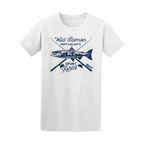 Wild Salmon Fishing Tee Men's -Image by Shutterstock