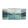 thumbnail image 1 of Wild Sea Abstract Canvas Wall Art, 3-Piece Coastal Seascape Blue and Green, by Prinz, 1 of 5
