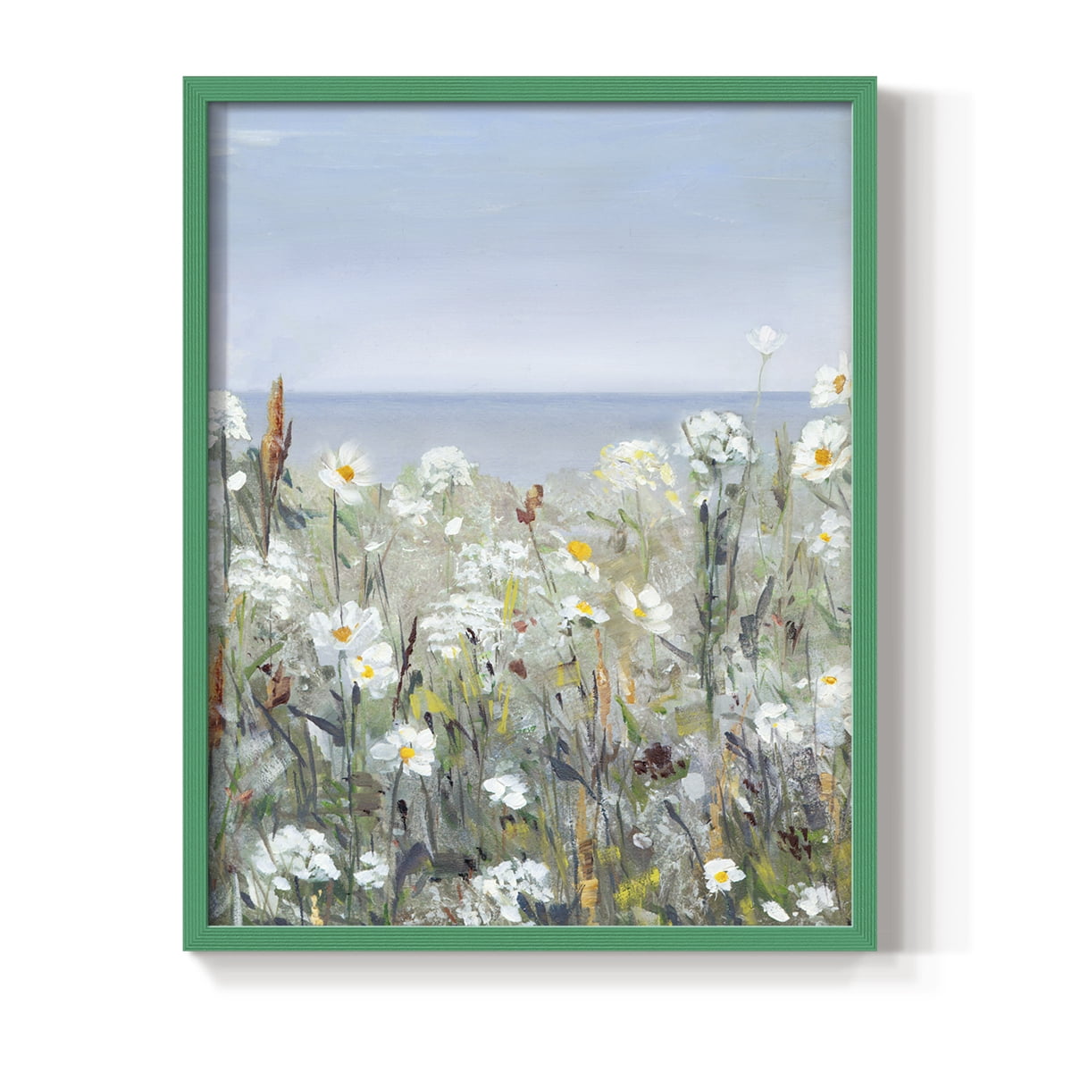 Wild Sea Breeze I Framed Print in Green Solid Wood 11 x 14 Framed Print