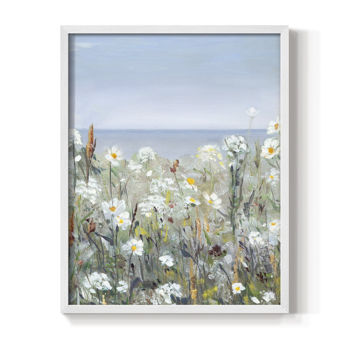 Wild Sea Breeze I Framed Print in White Solid Wood 11 x 14 Framed Print