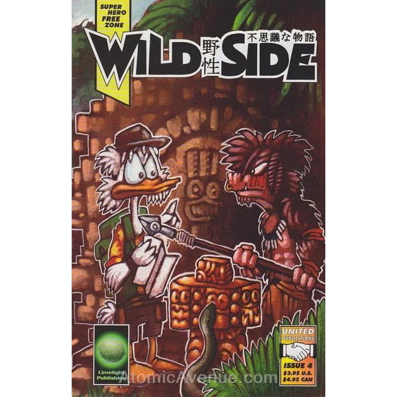 Wild Side #4 VF ; United Comic Book