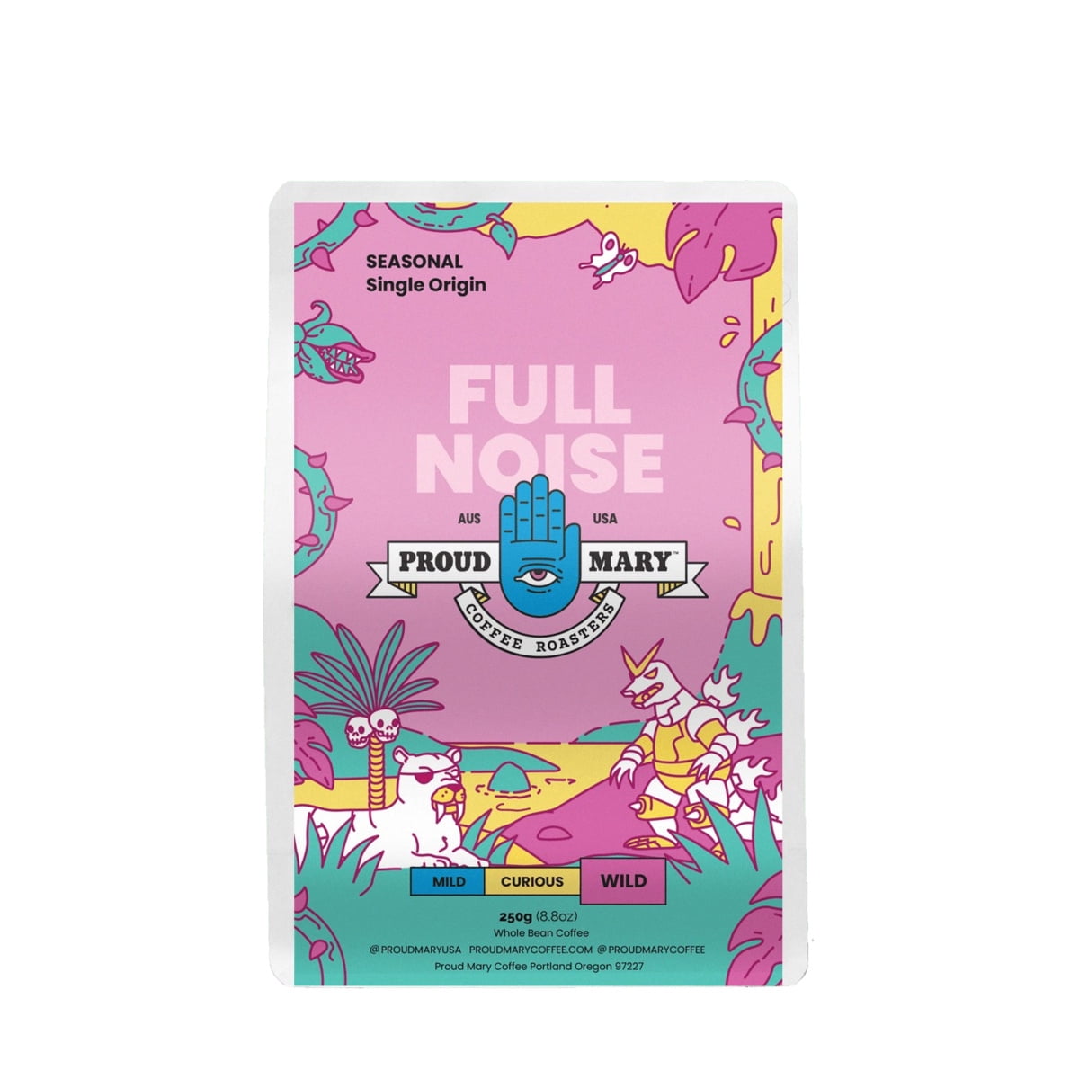 'Wild' Single Origin - Roasted by Proud Mary Coffee - Whole Bean Coffee - 250g Bag