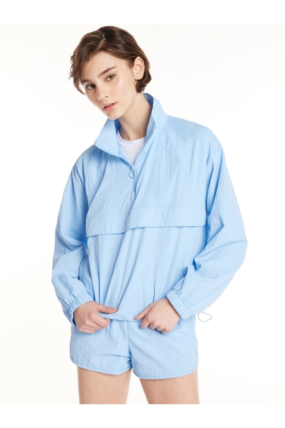 Juniors’ Quarter Zip Jacket and Shorts Set, 2-Piece, Sizes S-XL