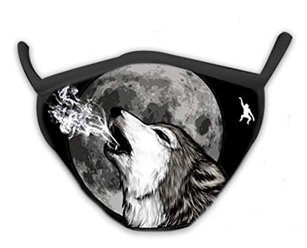 Wild Smiles Wolf Face Mask, Adult, Reusable Face Mask, Washable
