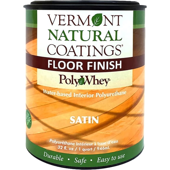 Vermont Natural Coatings PolyWhey Floor Finish Satin qt