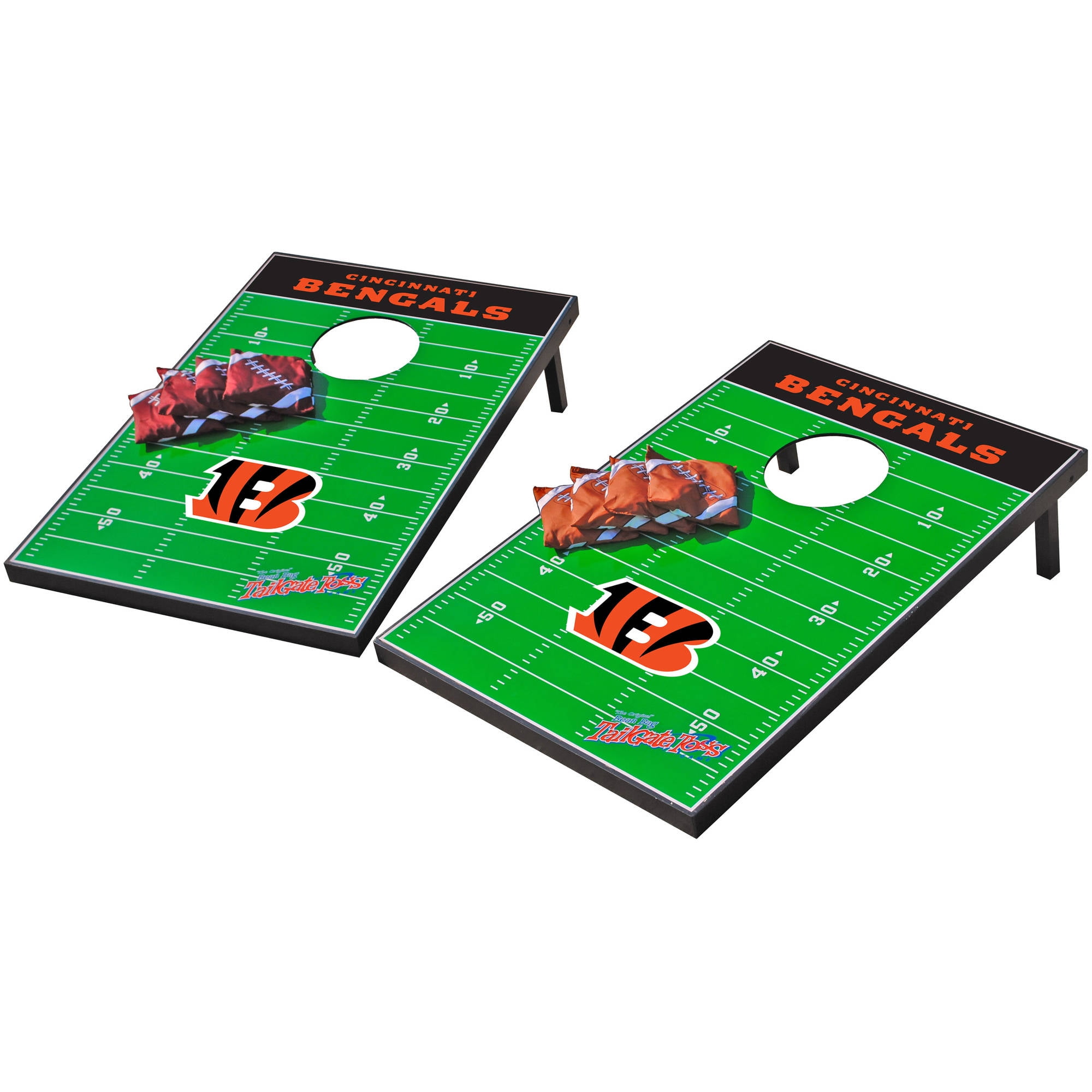 Wild Sports Cincinnati Bengals 24 in. W x 36 in. L Cornhole Bag Toss  1-16023-GW106WD - The Home Depot