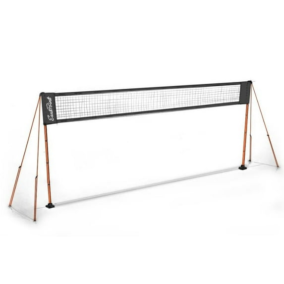 Wild Sports Easy Setup Volleyball-Cane Pole - Complete and Durable Volleyball Set with 30 Ft Net, Volleyball, and Pump