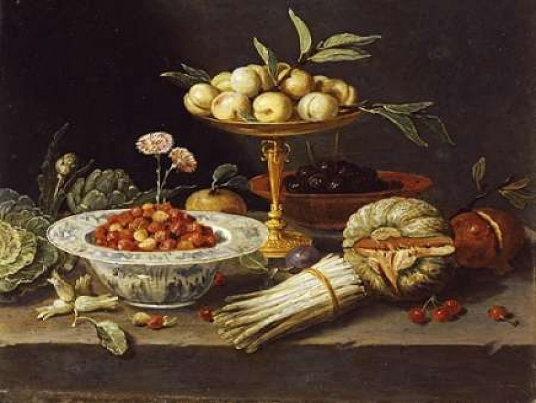 Wild Strawberries Canvas Art - Jan Van Kessel (18 x 24)