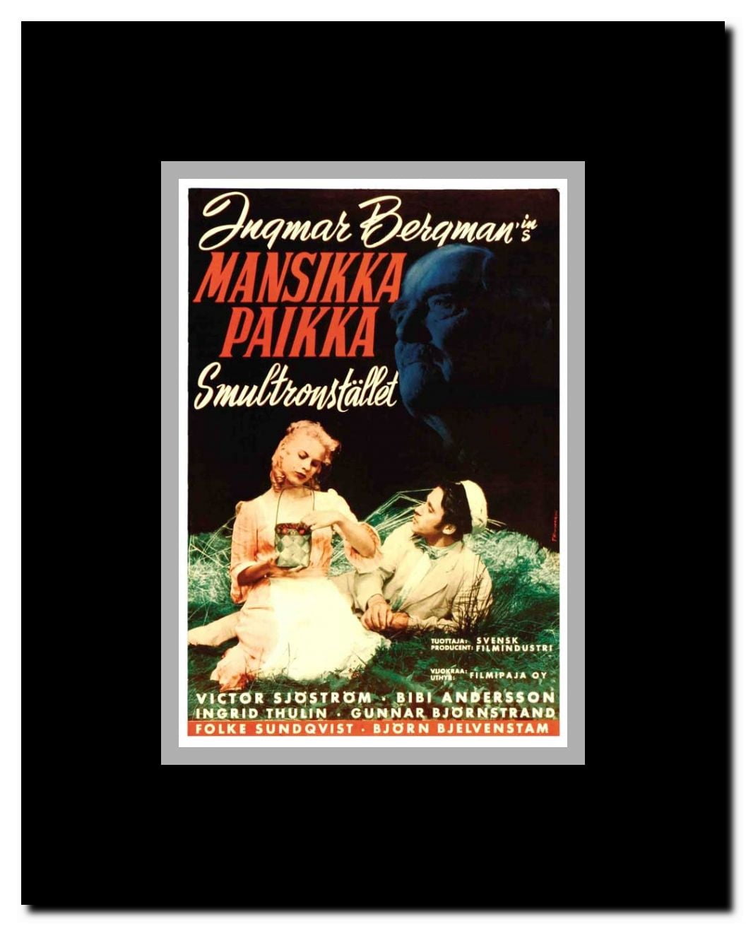 Wild Strawberries Framed Movie Poster