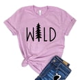 thumbnail image 1 of Wild T-shirt Nature Tshirt Outdoor Shirts Women's Travel Tee Adventure Shirt Gifts For Traveler, 1 of 3