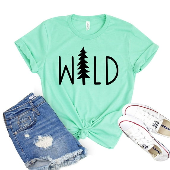 Wild T-shirt Nature Tshirt Outdoor Shirts Women's Travel Tee Adventure Shirt Gifts For Traveler