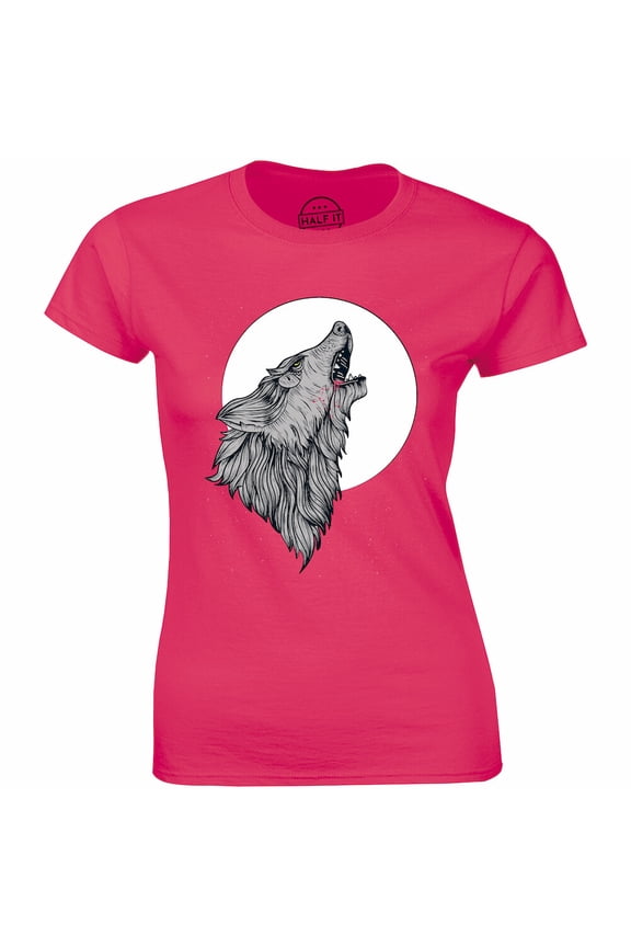 Wild Territory Wolf Dog Howling - Amazing Whole Moon Women'S T-Shirt Tee