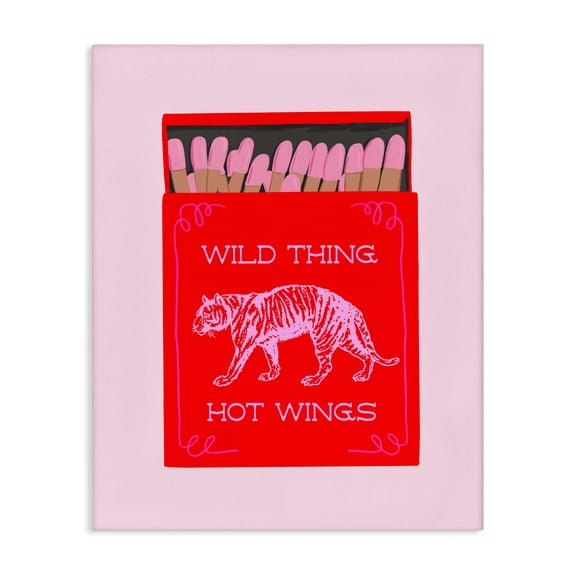 Stupell Industries Wild Thing Matchbox Canvas Wall Art, design by Cherrywood Lane