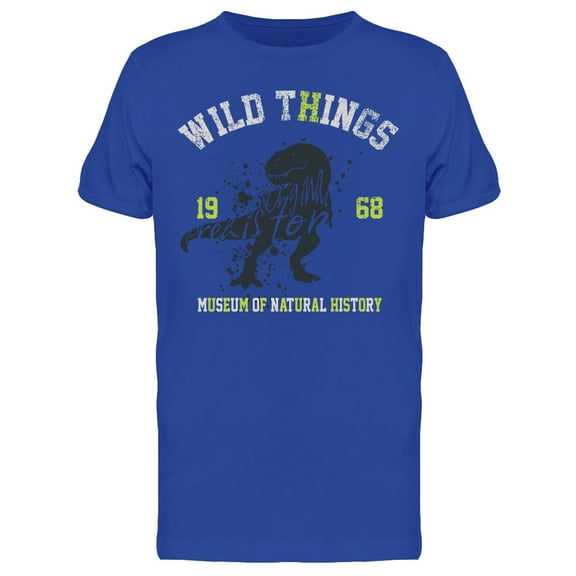 Wild Things Dinosaur T-Shirt Men -Image by Shutterstock, Male Large