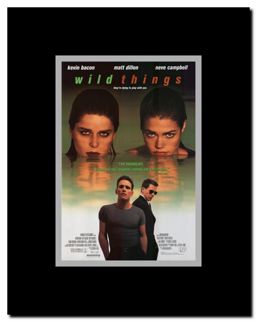 Wild Things Framed Movie Poster