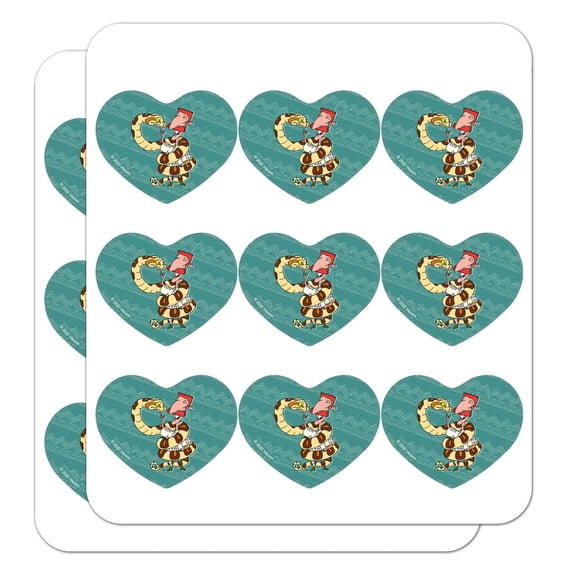 Wild Thornberrys Nigel Snake Charmer Heart Shaped Planner Calendar Scrapbook Craft Stickers