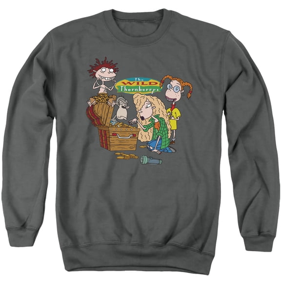 Wild Thornberrys Treasure Hunt Unisex Adult Crewneck Sweatshirt