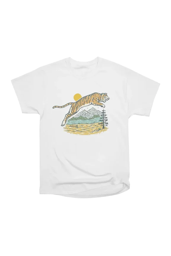 Wild Tiger Adventure T-Shirt Tee Gift For Him Merch For Her Apparel For Friend