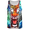 thumbnail image 1 of Wild Tiger Splatter All Over Adult Tank Top - 2X-Large, 1 of 1