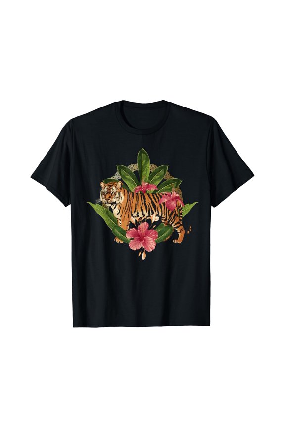 Wild Tiger T shirt, Tiger Fashion Graphic Design T-Shirt
