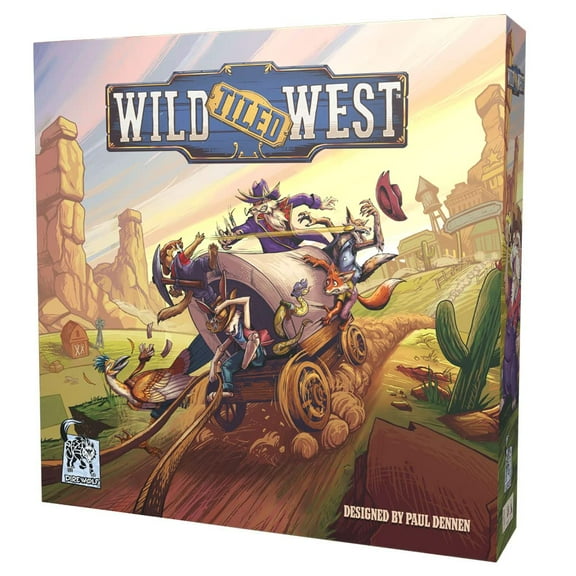 Wild Tiled West Board Game