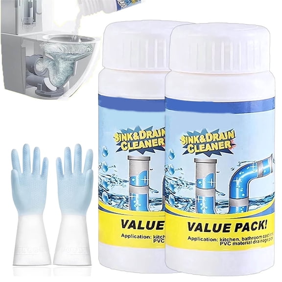 Sink Drain Cleaner, Wild Sink and Drain Cleaner - Foam Clog Remover for Kitchen Sinks, Bathroom Pipes, Toilets | Fast-Acting Formula