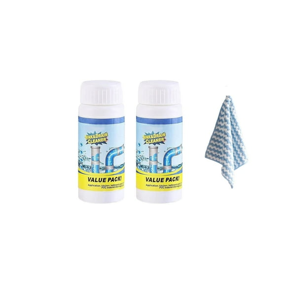 Wild Tornado Sink and Drain Cleaner, World Tornado Drain and Pipe Cleaner, Dodorado Powerful Drain Cleaner, World Quick Pass Sink & Drain Cleaner, Fast Foaming, for Kitchen and Pipes Cleaning