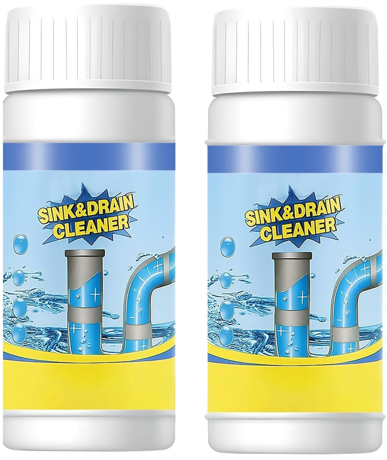 Wild Tornado Sink and Drain Cleaner Powder Turbonet 2.0 Drain Cleaner Fast-Acting for Pipes