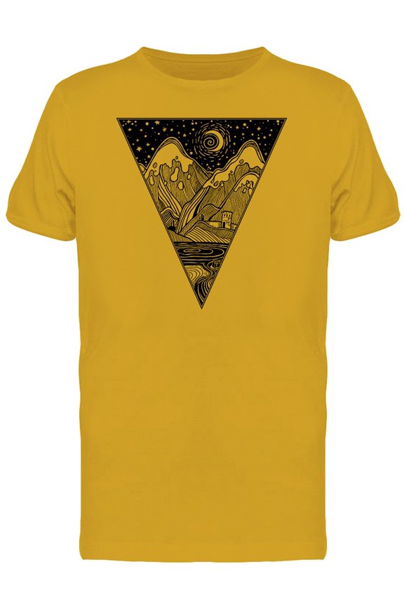 Wild Triangle Natural Landscape T-Shirt Men -Image by Shutterstock, Male Small
