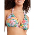 thumbnail image 1 of Wild Tropic Triangle Halter Bikini Top Swimsuit, 1 of 2