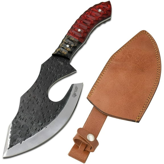 Wild Turkey Handmade 1075 High Carbon Steel Blade Axe Hatchet Chopping Cleaver