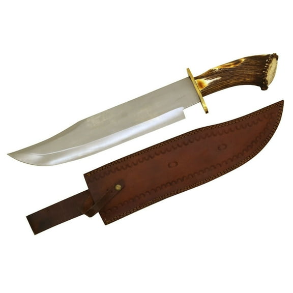 Wild Turkey Handmade Collection 25" Montana Stag Handle Full Tang Hunting Knife