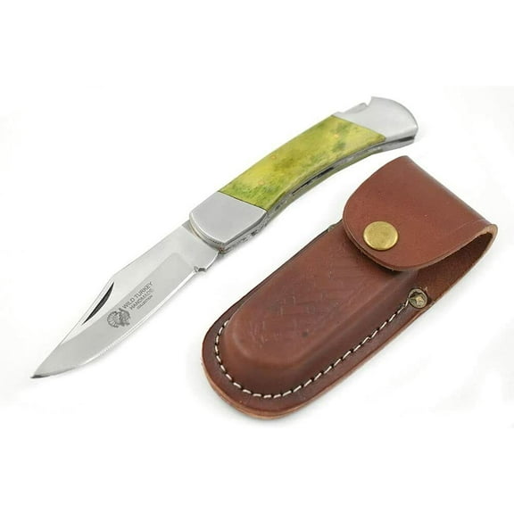 Wild Turkey Handmade Collection Everyday Carry Lock Back Manual Folding Knife