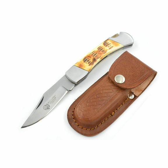 Wild Turkey Handmade Collection Everyday Carry Lock Back Manual Folding Knife