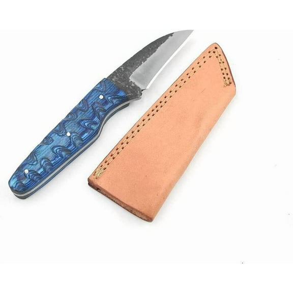 Wild Turkey Handmade Collection Full Tang 1075 High Carbon Steel Fixed Blade